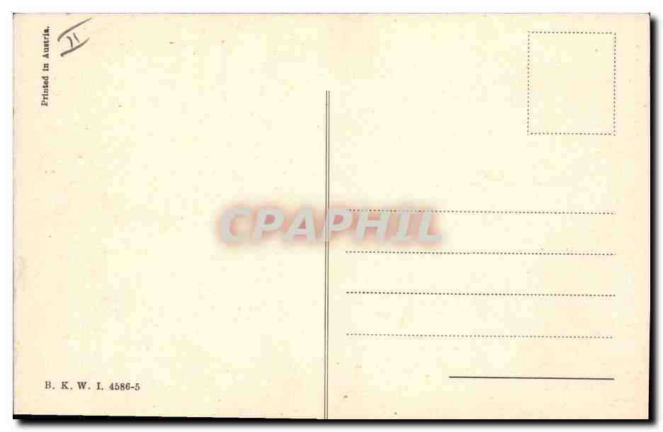 CPA Fantaisie Femme Bonne annee — Verso