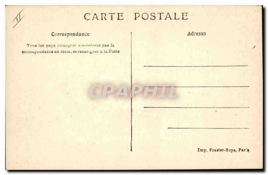 La Marine Française — 5. Sous-marin et vedette — Ligue Maritime Française, 8, Rue La Boétie, Paris — Verso
