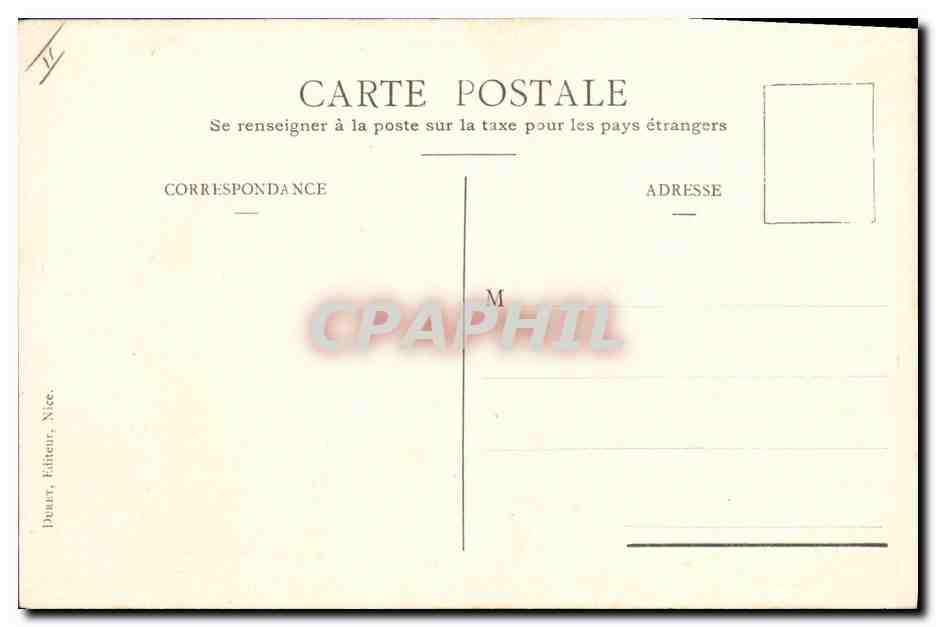 CPA Fantaisie Fleurs  — Rückseite