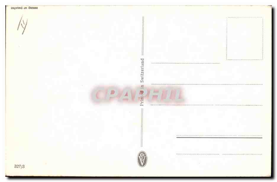 CPA Fantaisie Fleurs  — Back