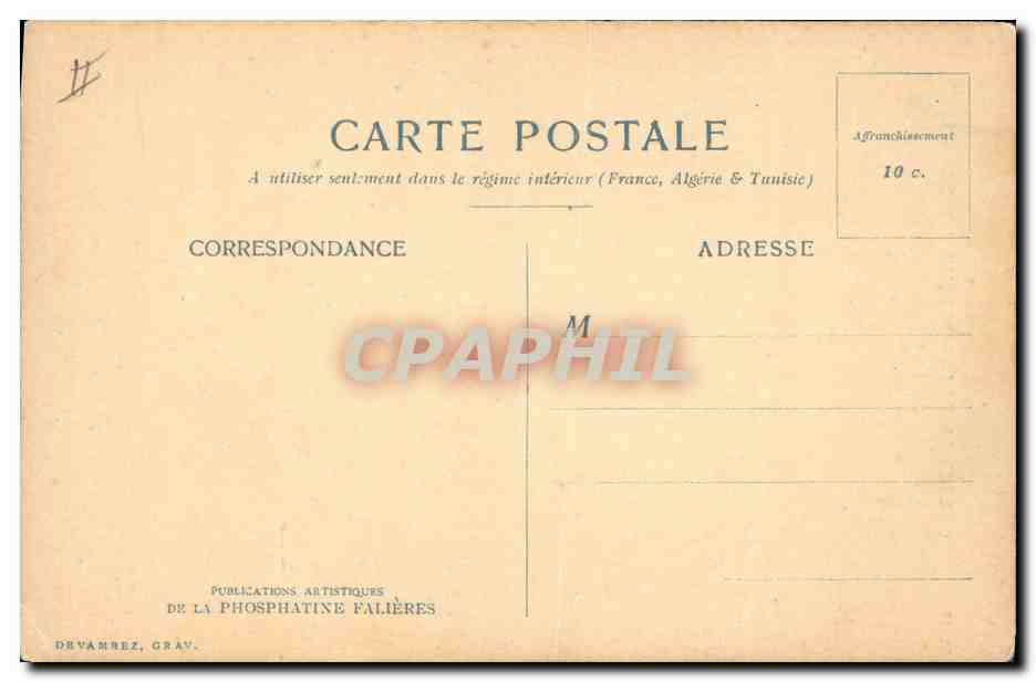 CPA Fantaisie Fleurs  — Rückseite