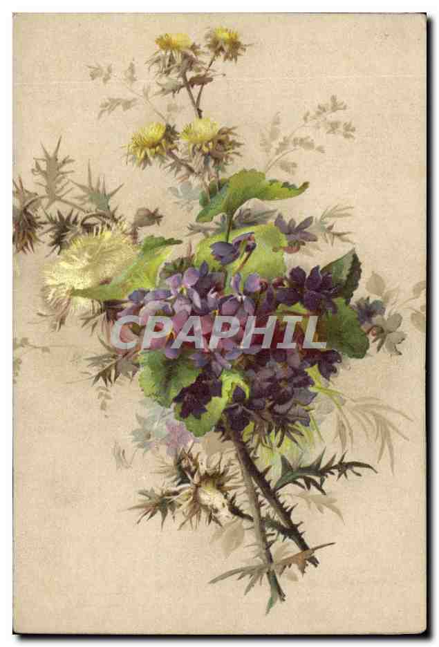 CPA Fantaisie Fleurs 