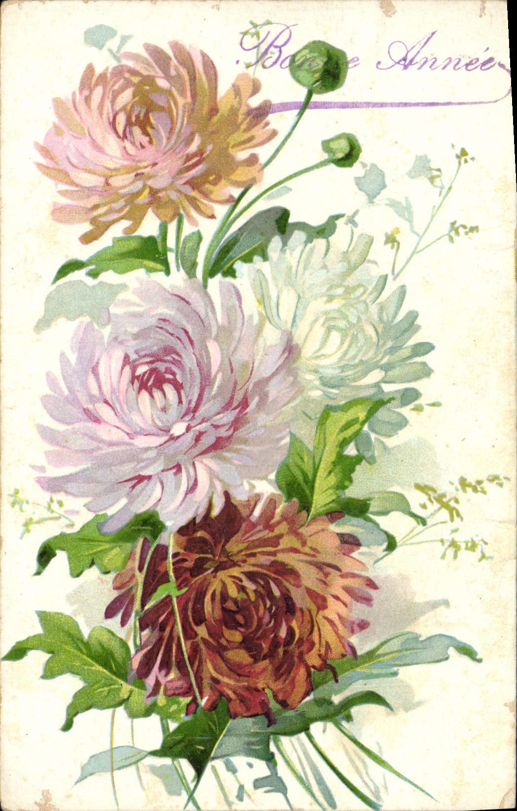 CPA Fantaisie Fleurs 