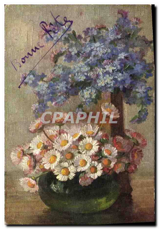 CPA Fantaisie Fleurs 