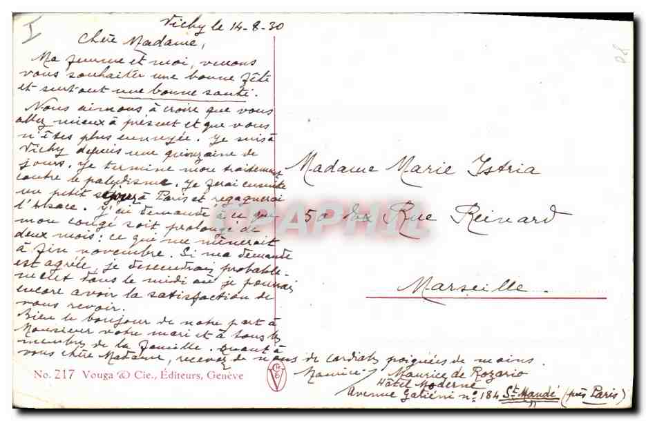 CPA Fantaisie Fleurs  — Verso