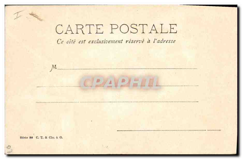 CPA Fantaisie Fleurs  — Back
