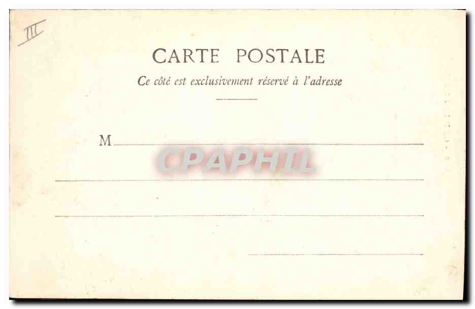 CPA Phare Cap Ferrat — Rückseite