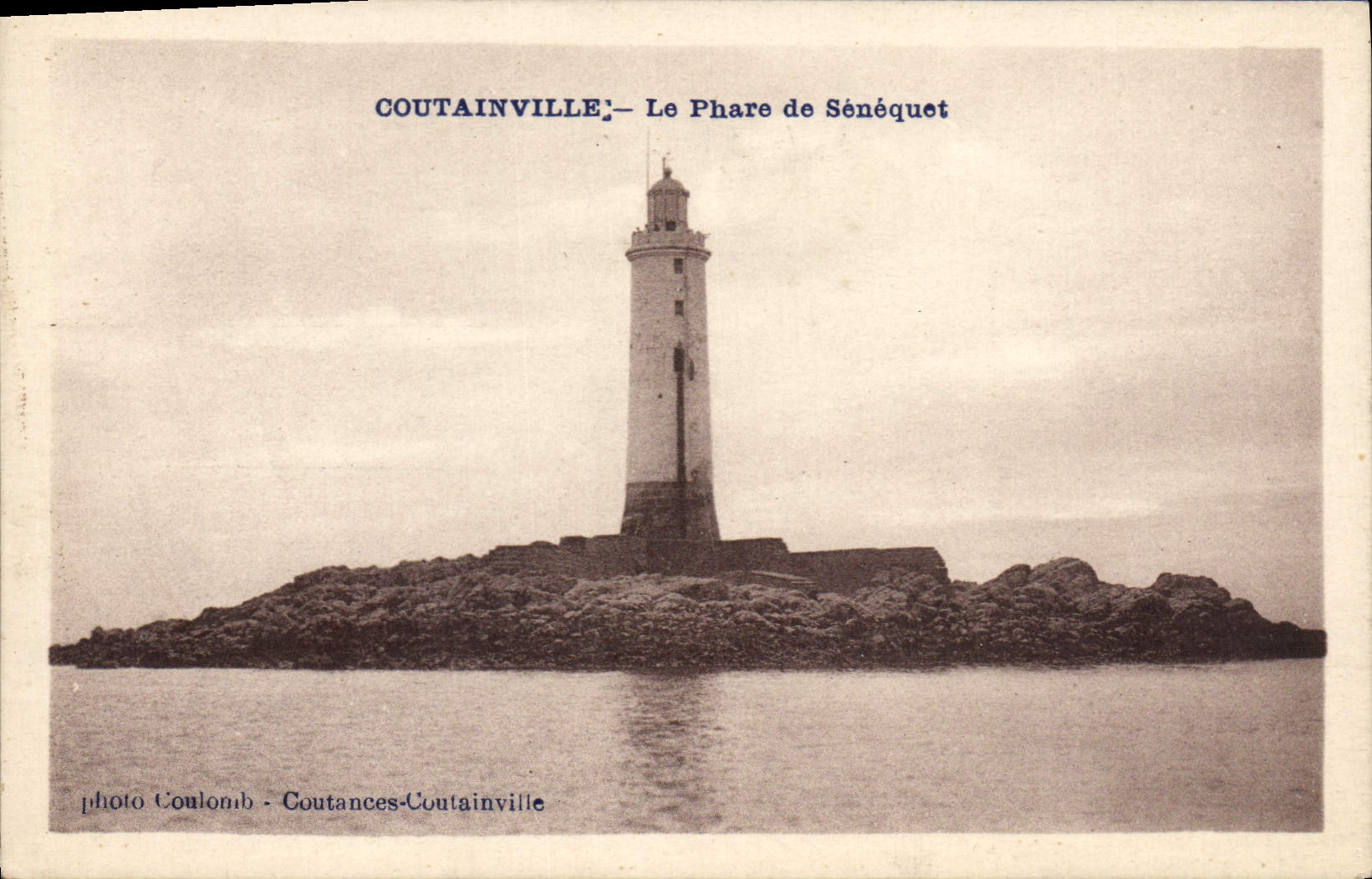 CPA Phare de Senequet Coutainville