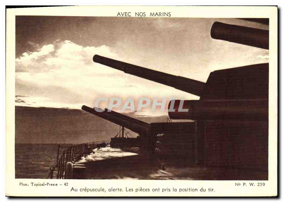 CPA Militaria Avec nos marins 