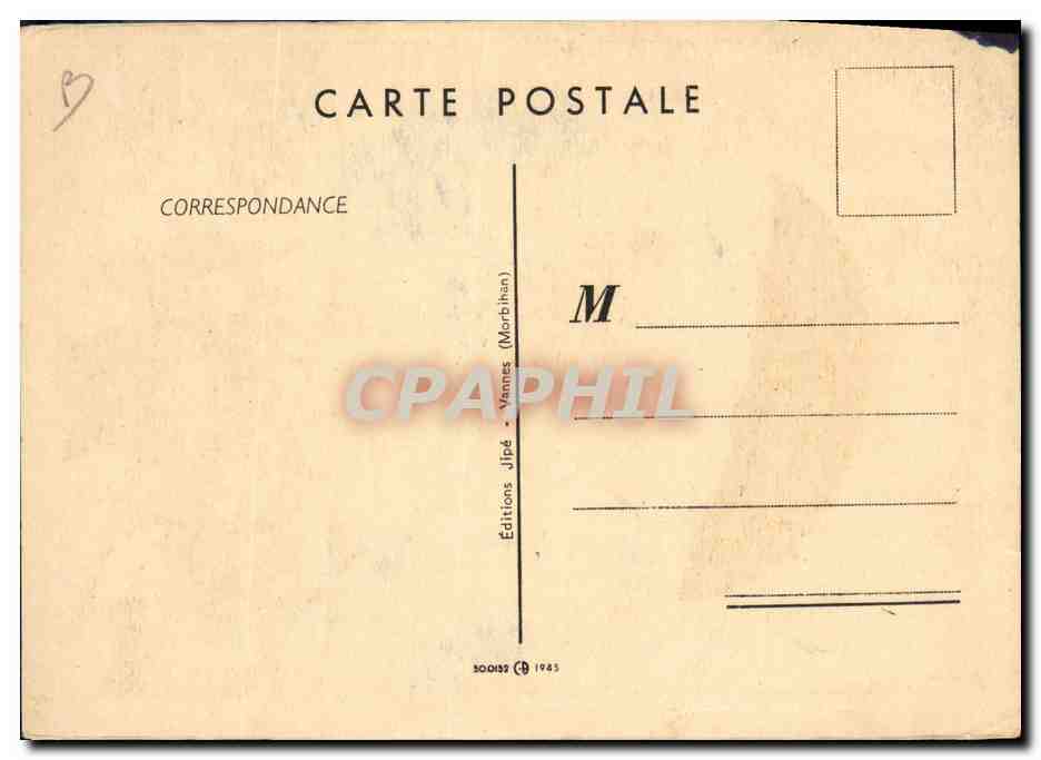 CPA Militaria Jeep Parachute Jean de Preissac — Verso