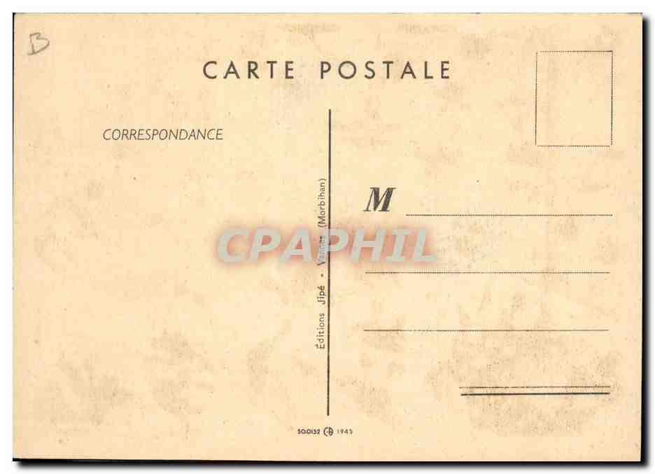 CPA Militaria Jean de Preissac Tank — Rückseite
