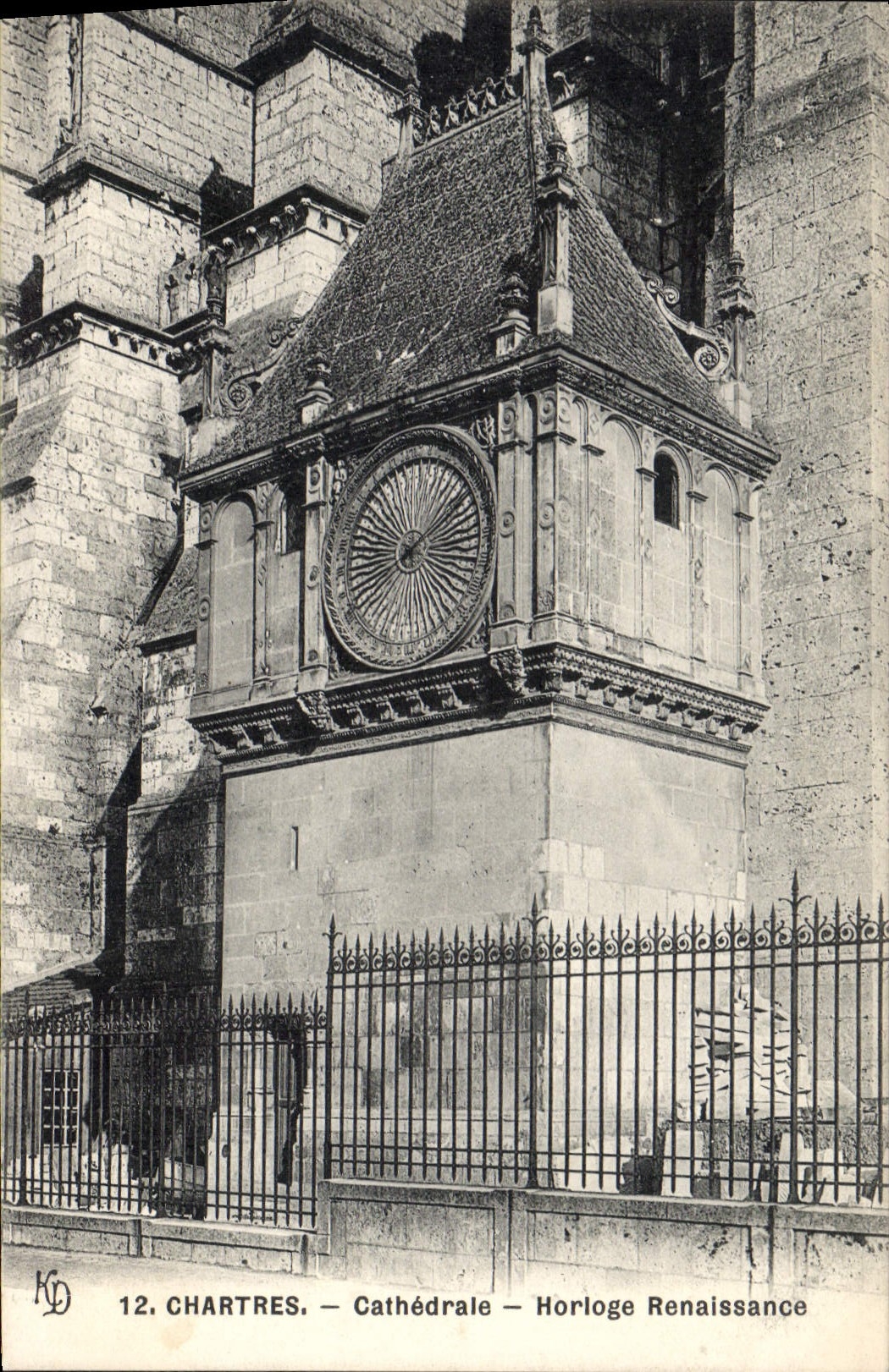 CPA Horloge Renaissance Cathedrale Chartres