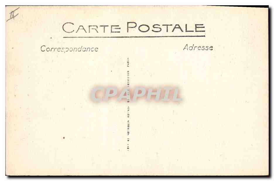 CPA Horloge Musee des Arts Decoratifs Pendule en bronze dore Directoire Legs Andeoud — Rückseite