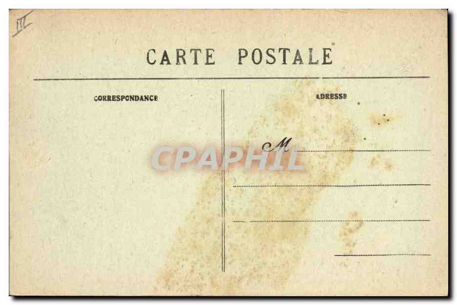 CPA Folklore Femme Limousin — Verso