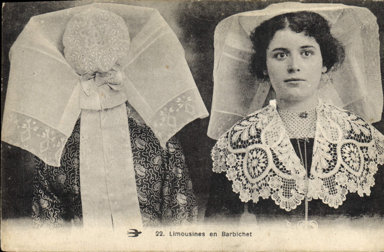 CPA Folklore Limousine en Barbichet