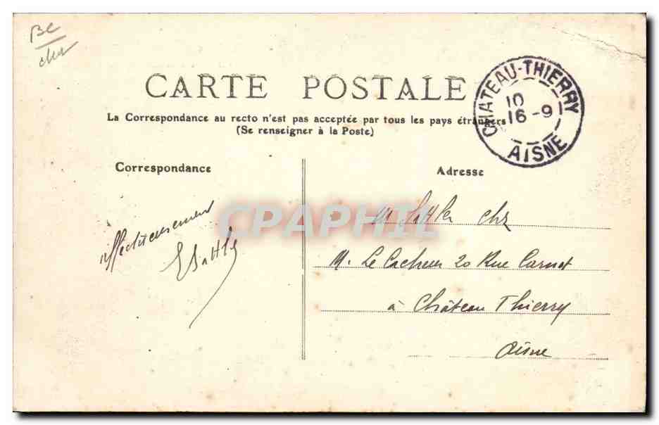 CPA Folklore En Limousin Une noce Mariage — Verso