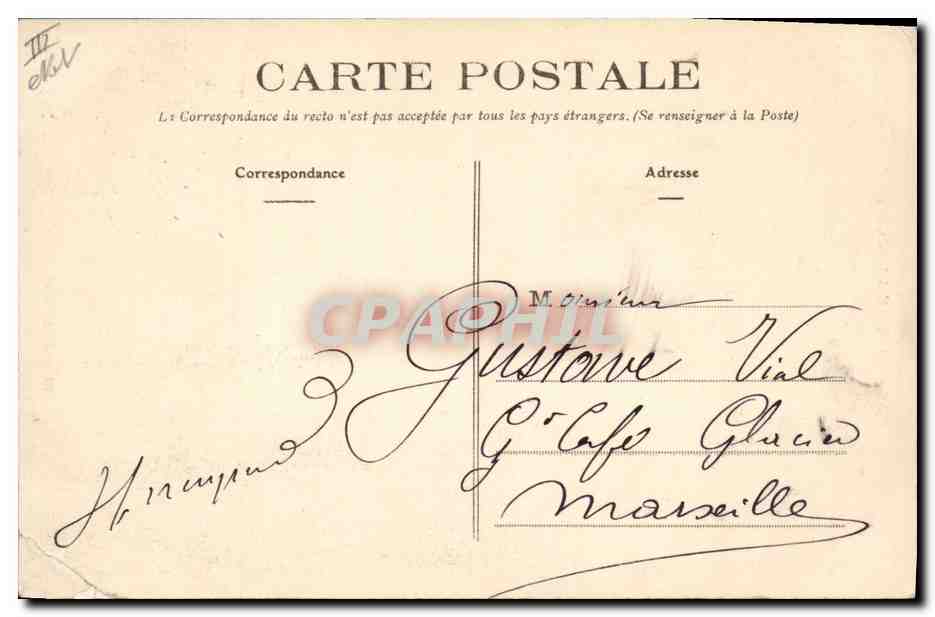 CPA Folklore Limousin Bebe Barbichet — Verso