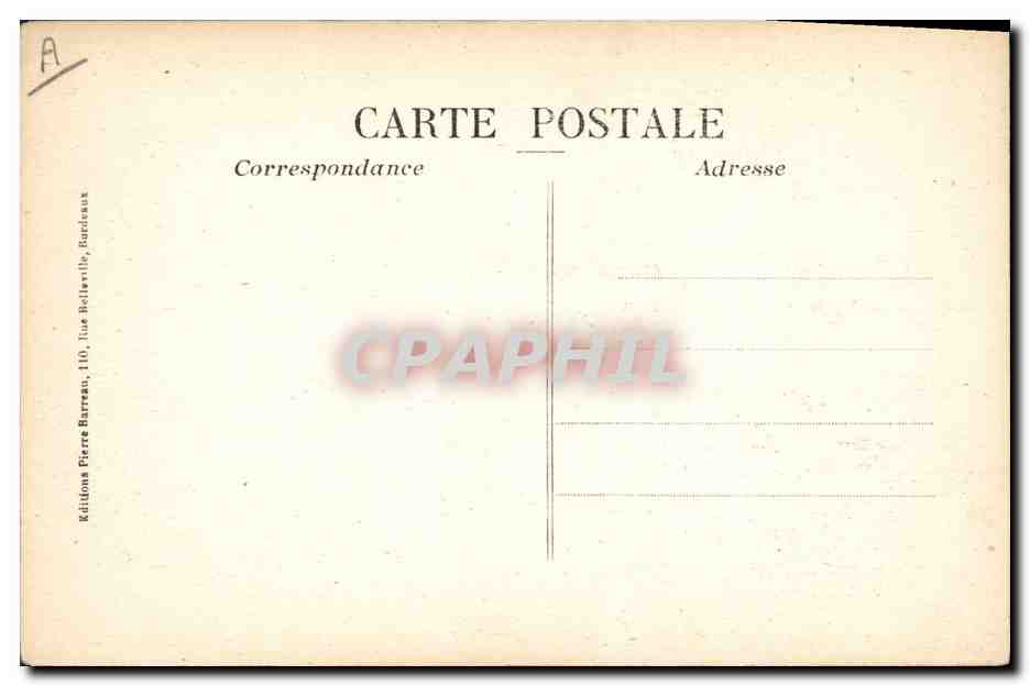 CPA Folklore Environs de Perigueux Dordogne La fileuse de Laine Moutons  — Verso