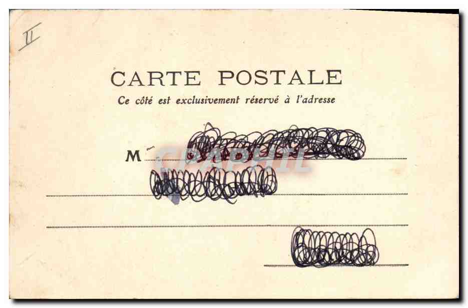 CPA Folklore Limousin Enfant — Verso