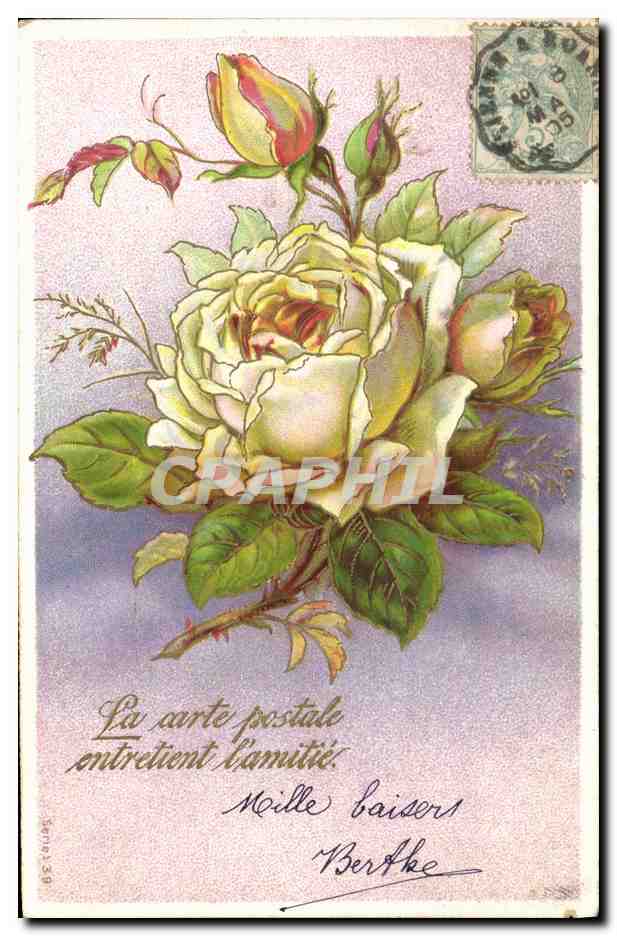 CPA Fantaisie Fleurs 