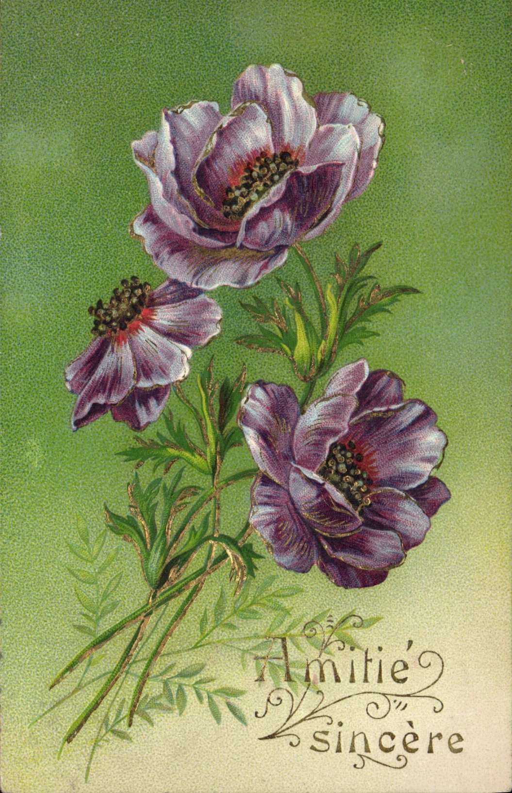 CPA Fantaisie Fleurs 