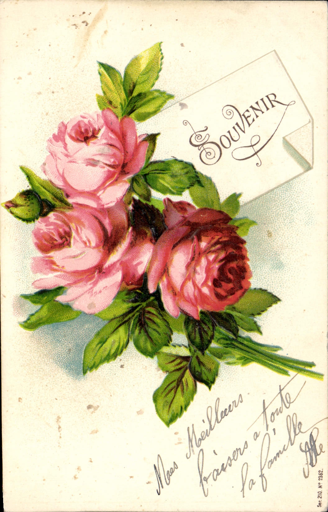 CPA Fantaisie Fleurs 