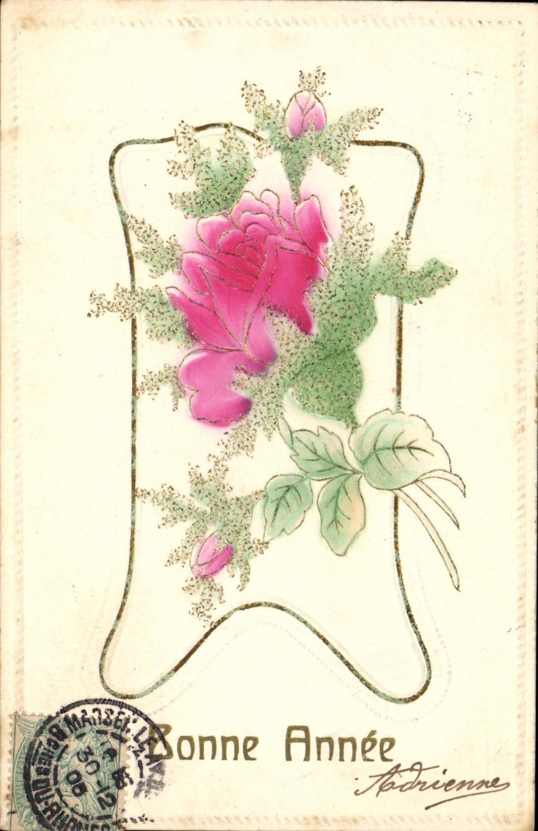 CPA Fantaisie Fleurs 