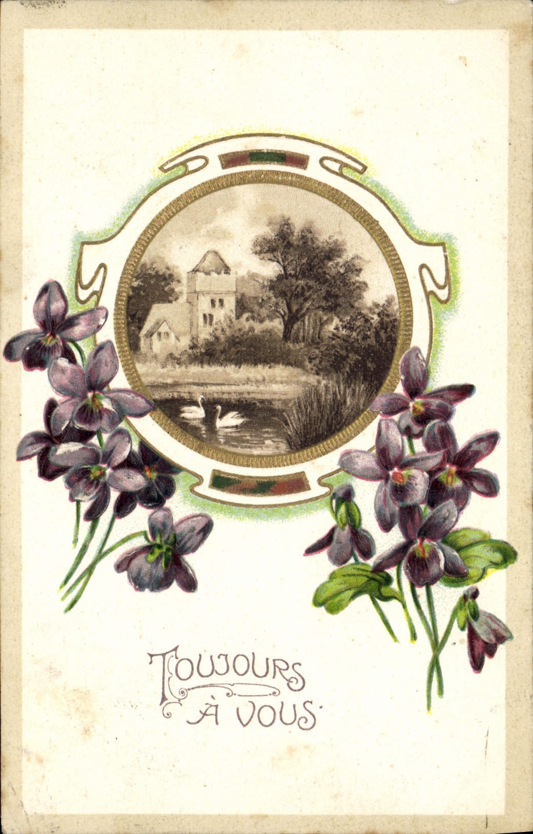 CPA Fantaisie Fleurs 