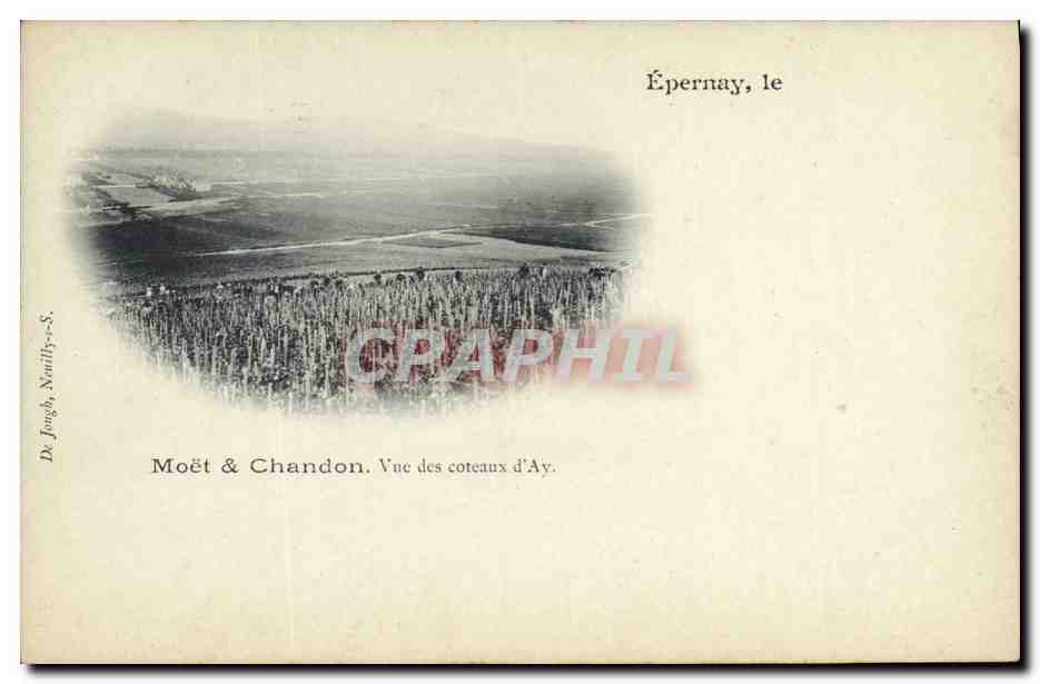 Épernay, le — Vue des coteaux d'Ay — Moët & Chandon, De Joseph, Nortilly-S.