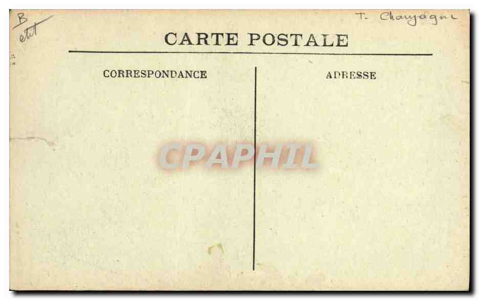 CPA Folklore Vin Vendange Champagne Exposition coloniale de Marseille 1922 Pavillon Champagne Jacquemet En face Stand Deveze  — Rückseite