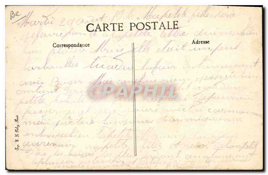CPA Folklore Vin Vendange Champagne Les vendangeurs — Rückseite