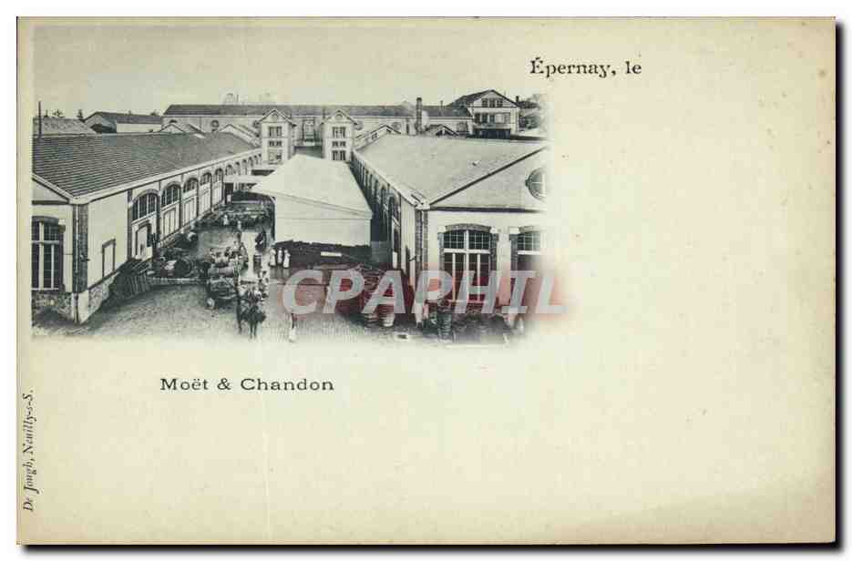 CPA Folklore Vin Vendange Champagne Moet & Chandon Epernay