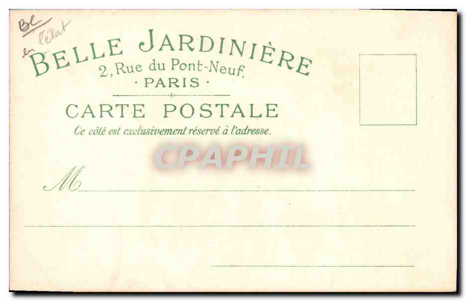 Deux jeunes filles dans un champ de fleurs — Souvenir de la Belle Jardinière, 2, Rue du Pont-Neuf, Paris — Reverso