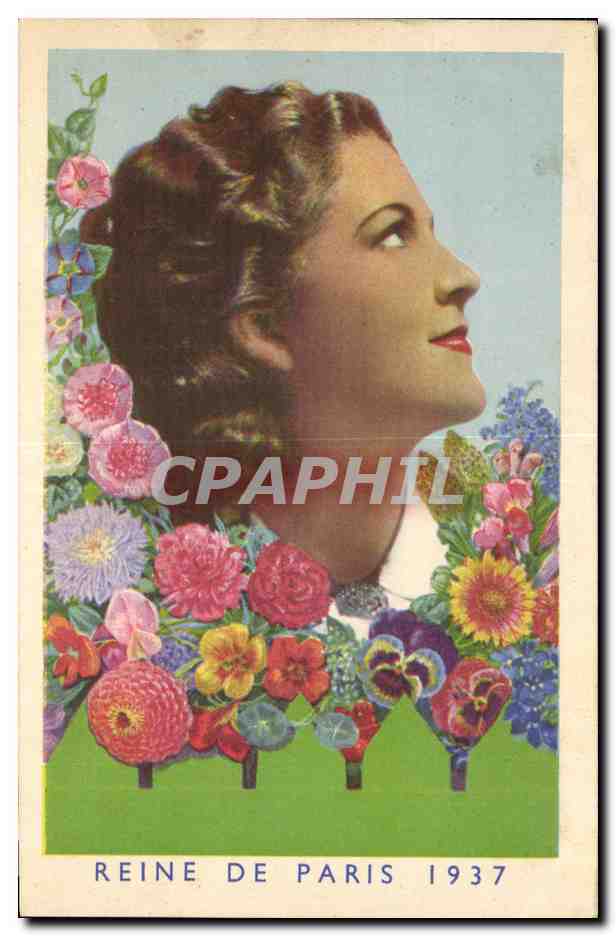 CPA Publicite Reine de Paris 1937 La Paysan