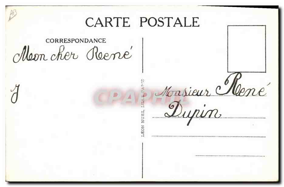 CPA Publicite Stratus Boileau — Verso