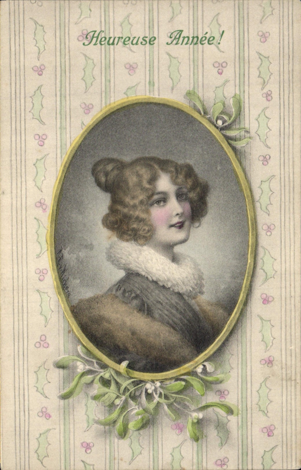 CPA Fantaisie Illustrateur Femme 