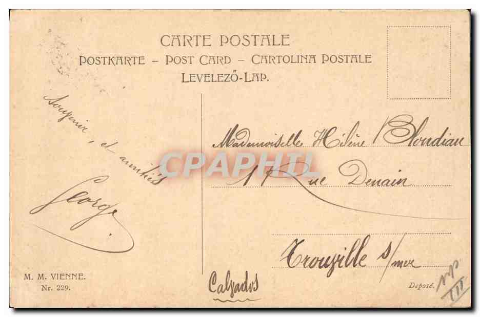 CPA Fantaisie Illustrateur Femme  — Rückseite