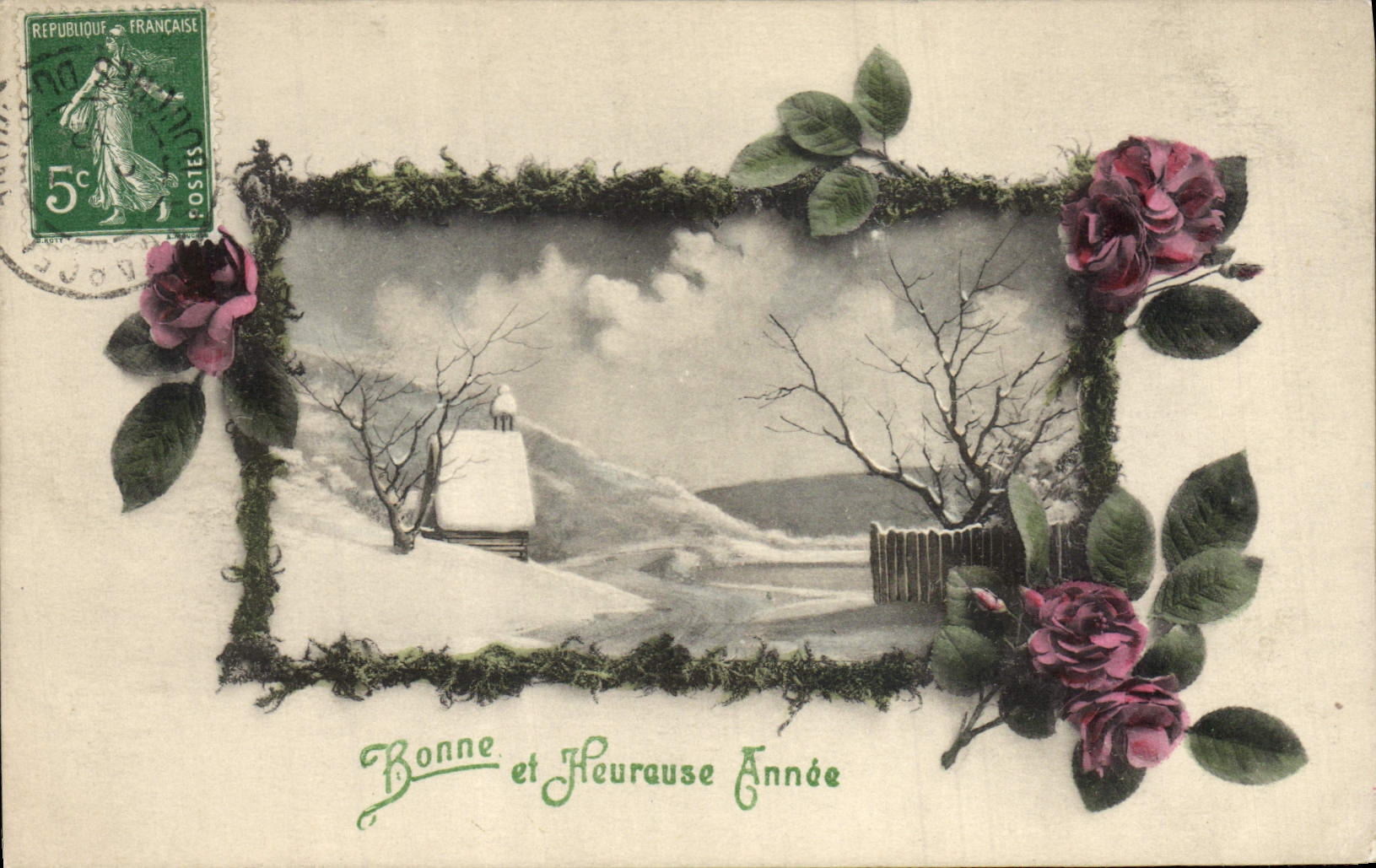 CPA Fantaisie Illustrateur Bonne annee 