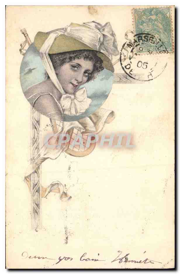 CPA Fantaisie Illustrateur Femme 