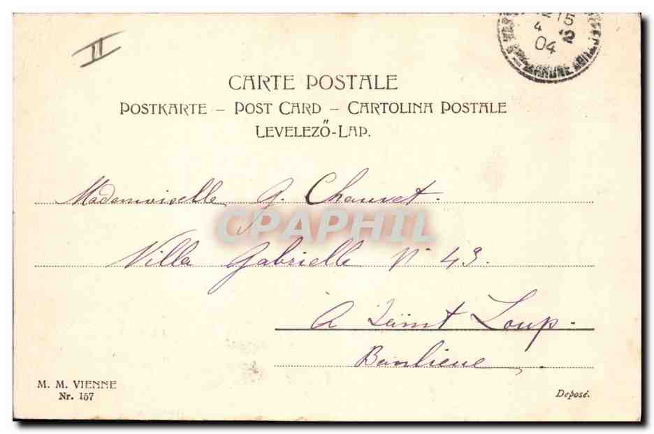 CPA Fantaisie Illustrateur Femme  — Rückseite