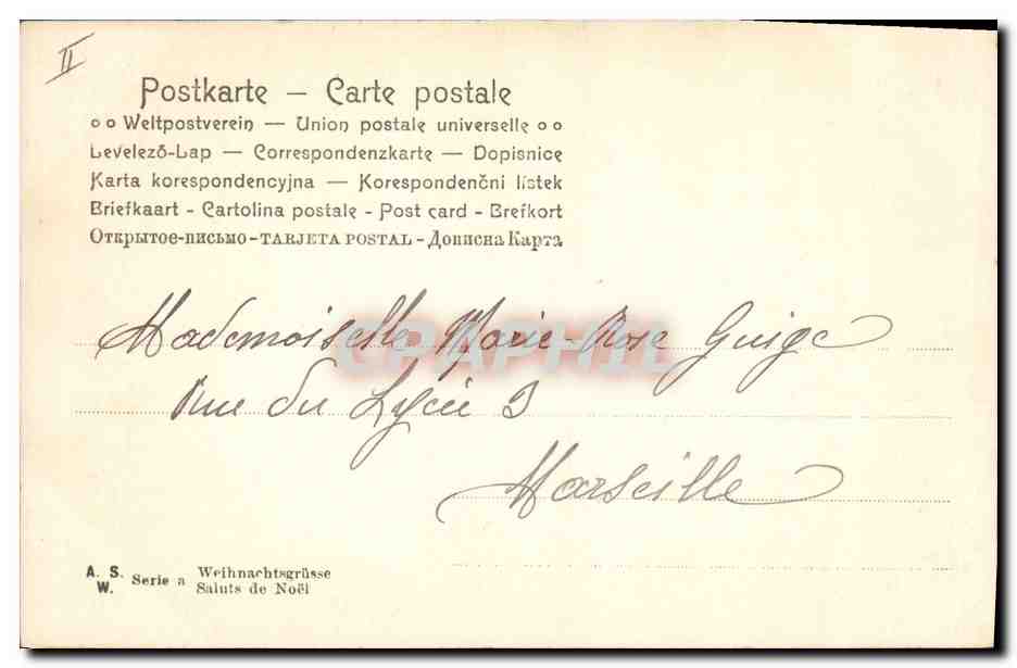CPA Fantaisie Illustrateur Femme  — Rückseite