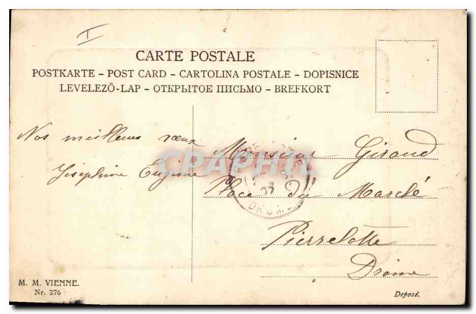 CPA Fantaisie Illustrateur Femme  — Rückseite