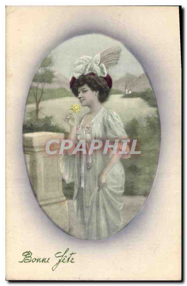 CPA Fantaisie Illustrateur Femme 