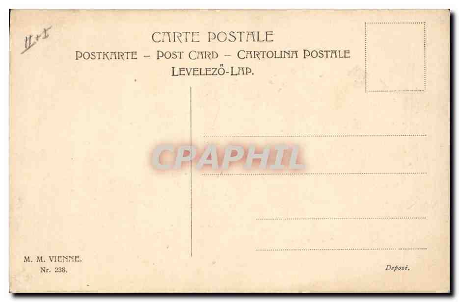 CPA Fantaisie Illustrateur Enfant Chien  — Rückseite