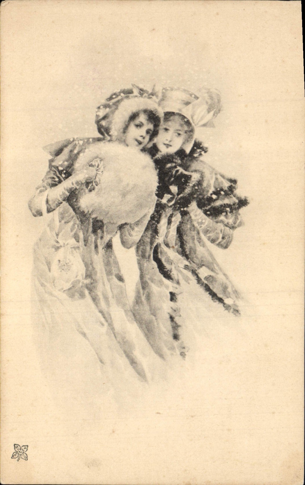 CPA Fantaisie Illustrateur Femmes 