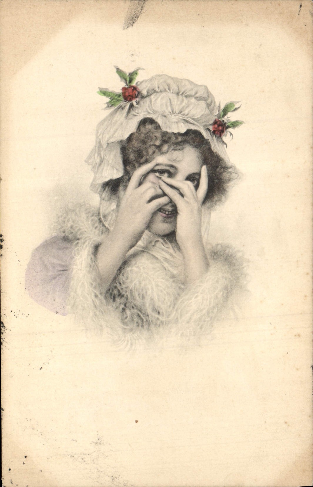 CPA Fantaisie Illustrateur Femme 