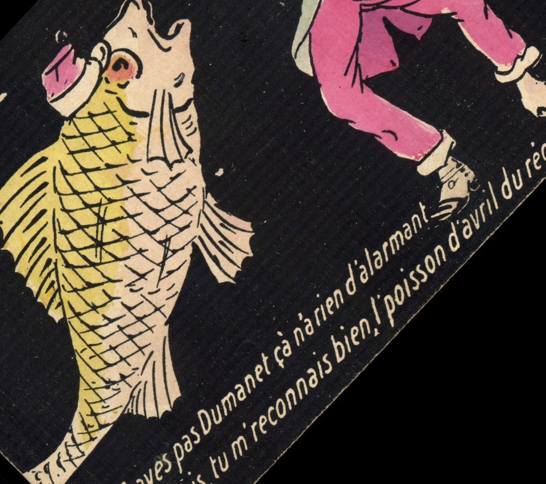 CPA Fantaisie Illustrateur Xavier Sager Soldat Militaria 1er Avril Poisson