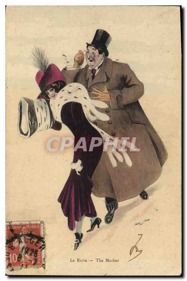 CPA Fantaisie Illustrateur Xavier Sager Femme Le Rasta 