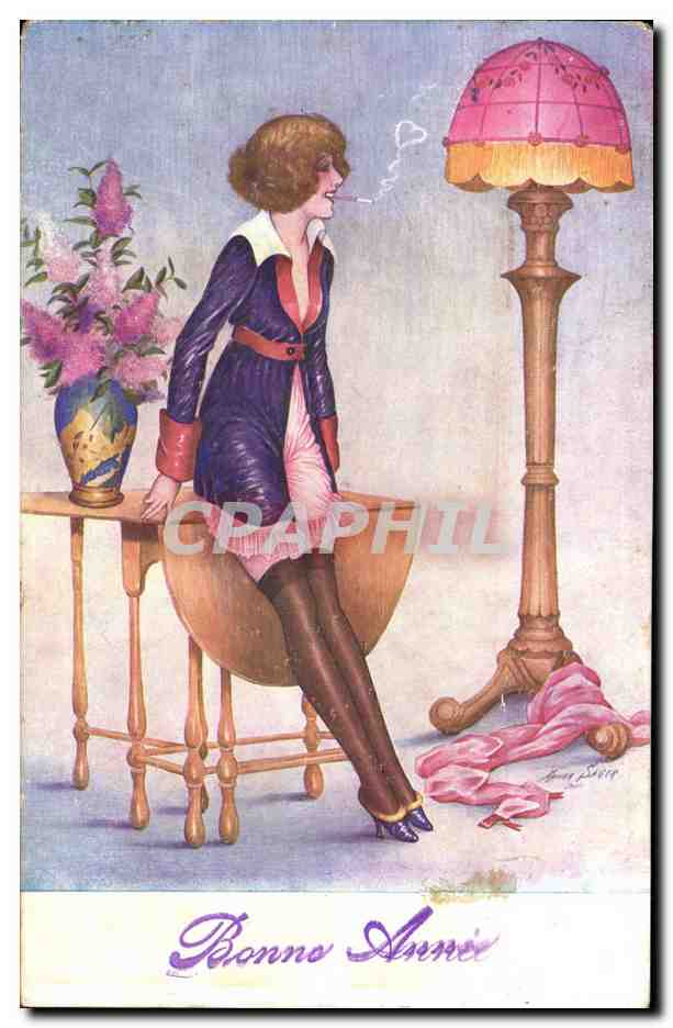 CPA Fantaisie Illustrateur Xavier Sager Femme 