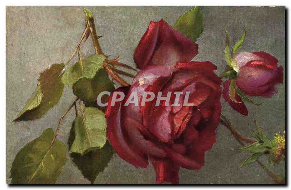 CPA Fantaisie Fleurs 